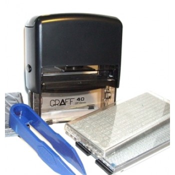 Штамп самонаборный G40 DIY ECONOM 